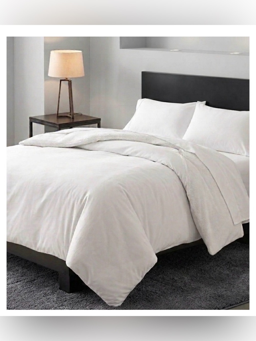 Bare Home Off-White Duvet Cover Set - King/Cal King
